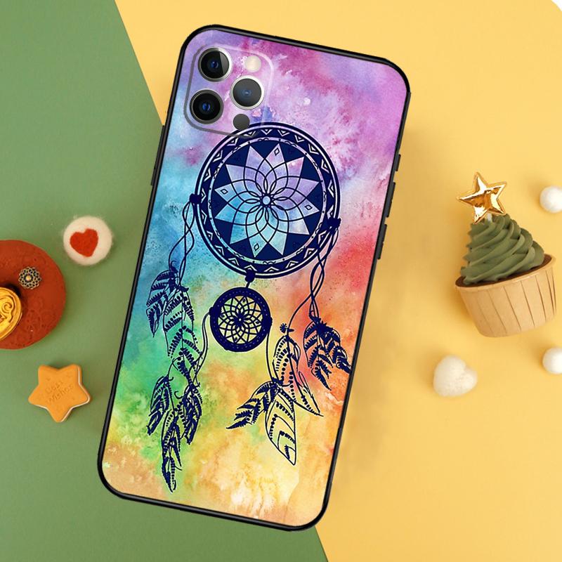 Dreamcatcher Funda For iPhone 11 12 13 14 16 15 Pro Max Mini XS Max X XR SE2 7 8 14 16 15 Plus Phone Case