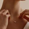 1 Stück Minimalistisches & Elegantes Perlenimitat-Halskette, Geeignet Für Tägliches Tragen von Frauen