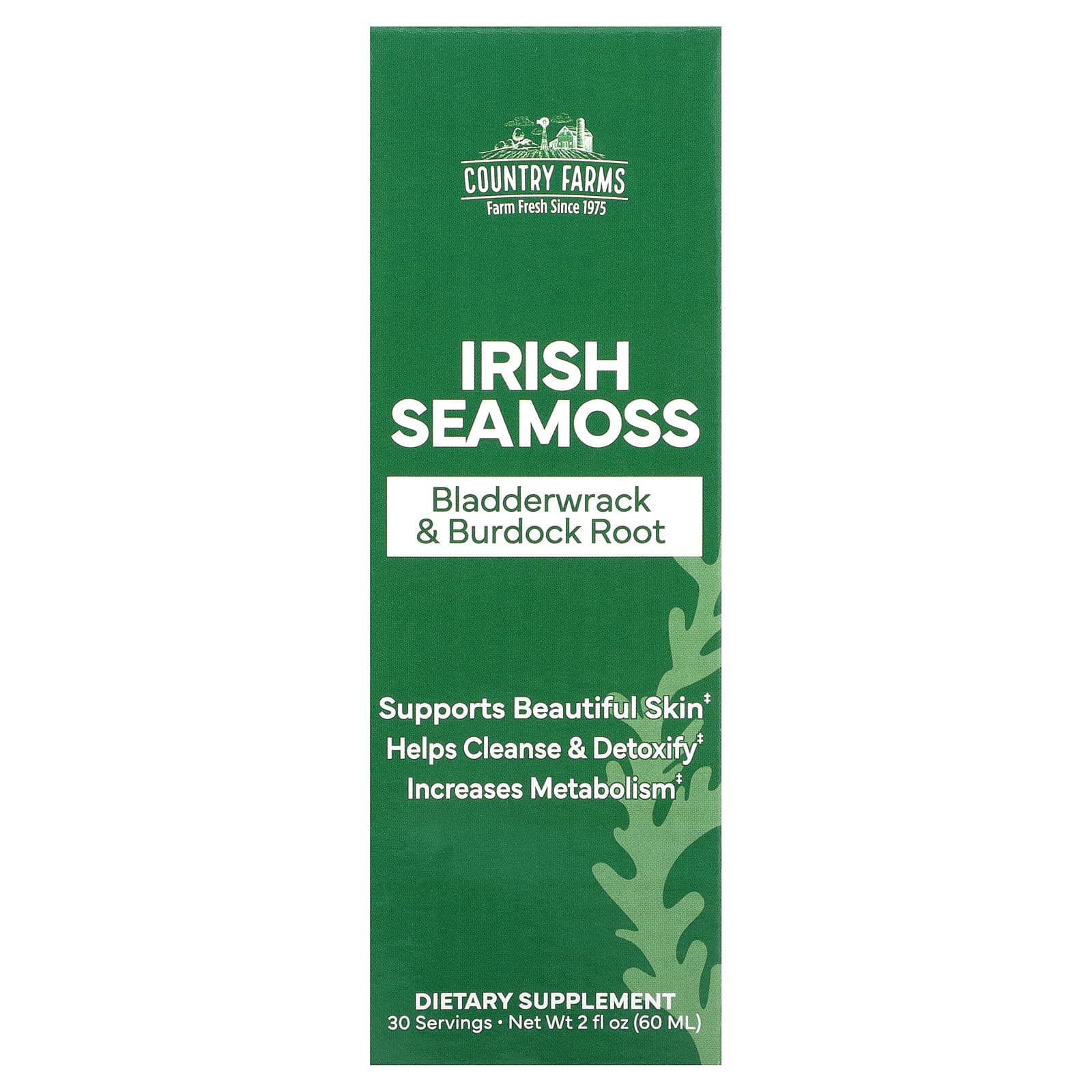 

Irish Sea Moss, Bladderwrack & Burdock Root, 60Ml (2Fl Oz)