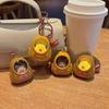 Cute Capibala Pendant Cartoon Luminous Capybara Keychain Bag Charm Capybara Keyring  Girls Women