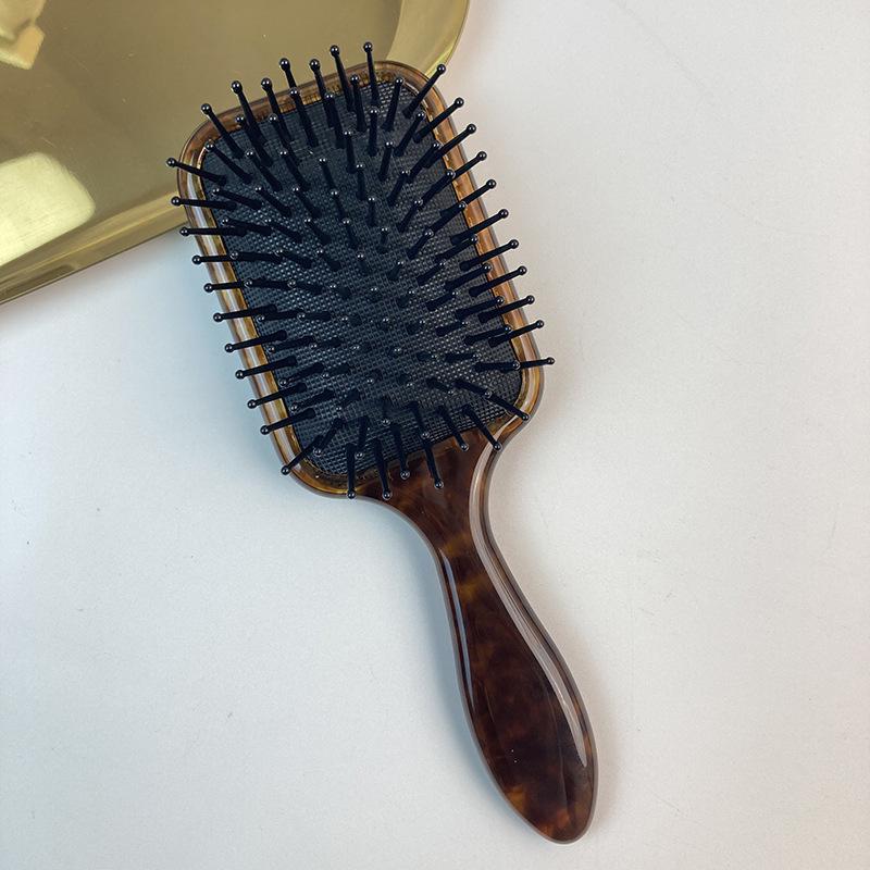 European Acetate Fiber Airbag Comb for Girls – Fluffy Crown Massage Cushion Comb