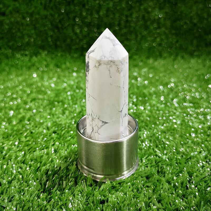 Elixir Crystal Quartz Water Bottle Natural Obelisk Point Wand Reiki Rock Healing