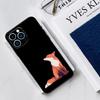 Watercolor Painting The Fox Case For iPhone 17 Air 15 14 11 16 Pro Max 12 13 Mini 15 16 Plus 16e Funda Silicone Cover