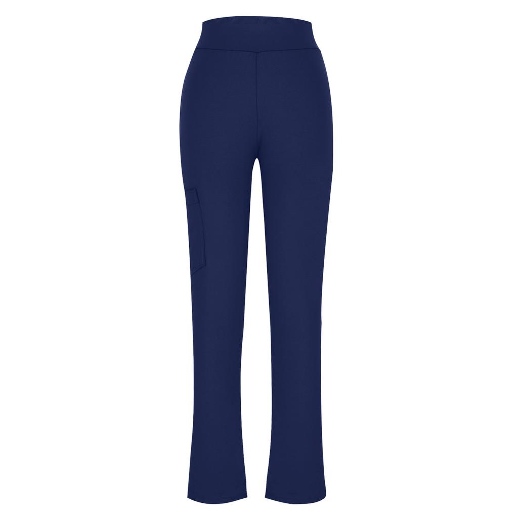 Hose mit weitem Bein für Damen, Yogahose, hohe Taille, Jogginghose mit Taschen, Stretchhose, bequeme Workout-Sport-Jogginghose