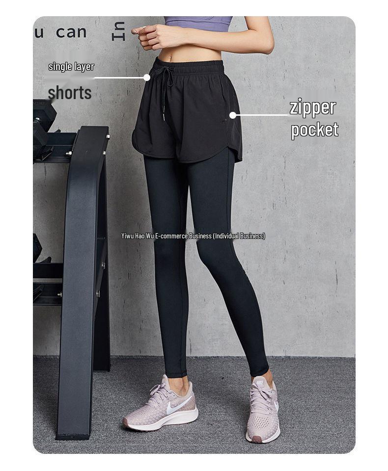 Women's Quick-Dry Athletic Shorts - Casual Fitness Yoga Pants for Running & Training