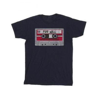 Netflix Herr Stranger Things Kassett För Will T-shirt