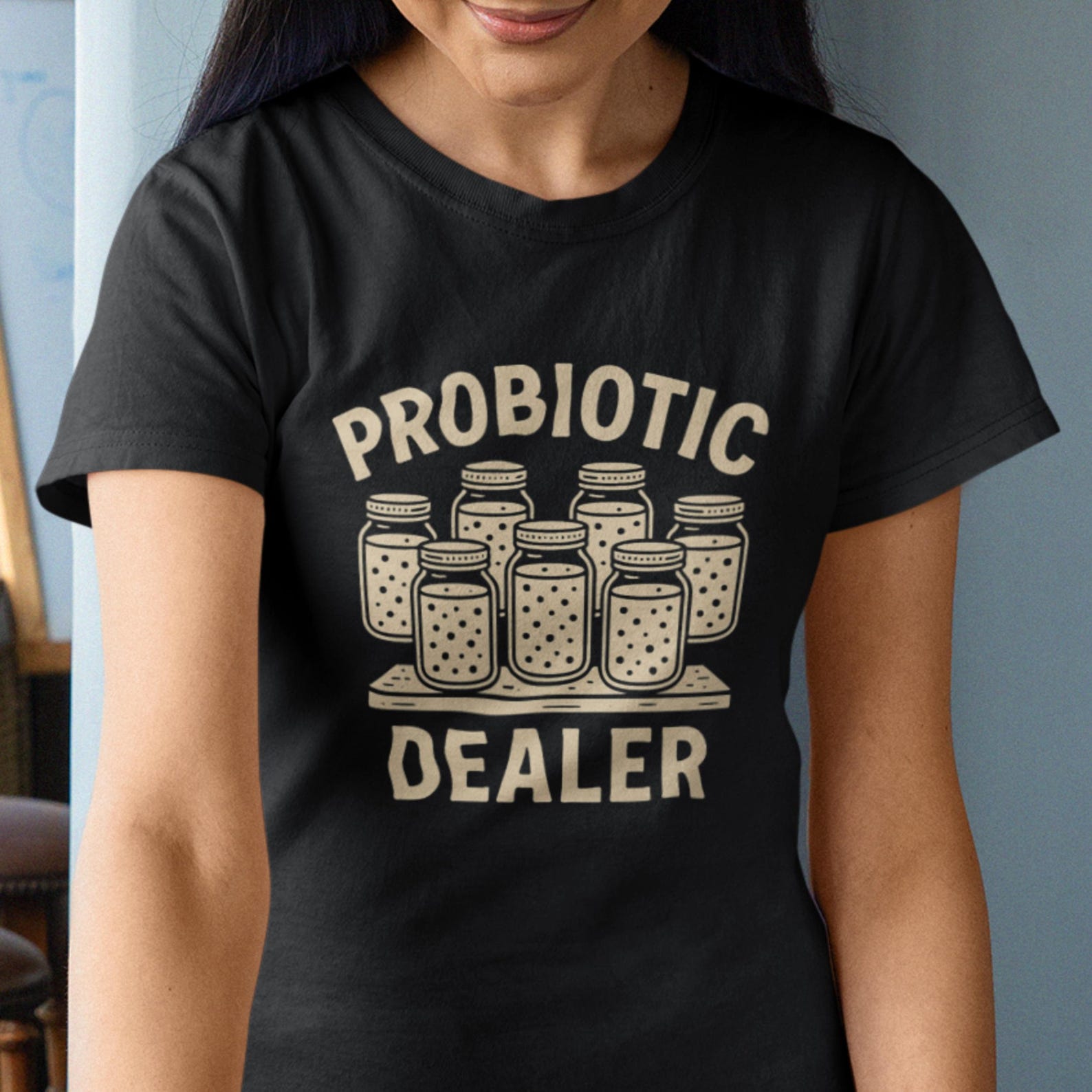 Probiotic Dealer Funny Fermentation Womens T-Shirt 4XL