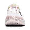 Li Ning Kids Qiang Yue V2 Knob Shock Absorption Wear Resistant Low Top Casual Shoes Kids Casual Shoes White Pink YKCU046-4
