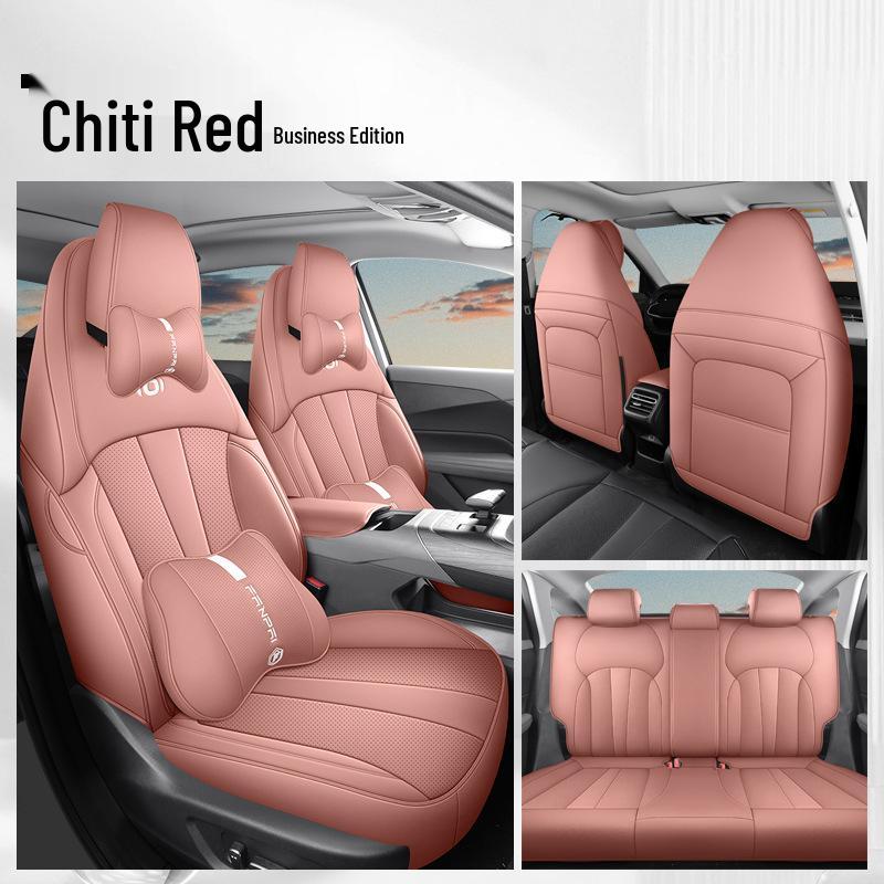 Qiyuan A05 Universal Leather Car Seat Cushion for Five Seats (All Seasons)