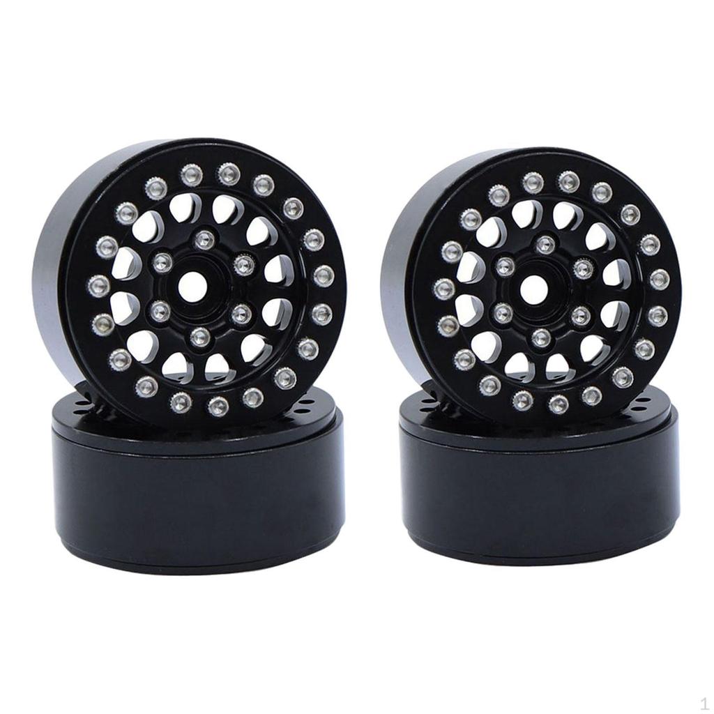 Alloy Wheel Rims Kit for SCX24 Remote Control Cars