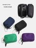 Japanese Streetwear Nylon Key & Card Case: Dark Diamond Pattern Mini Purse & Holder