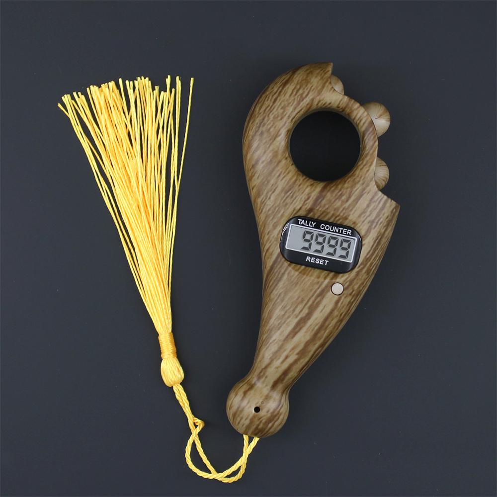 1~10PCS Portable Handheld Tassel Digital Beads Counter Finger Game Decompression Toy