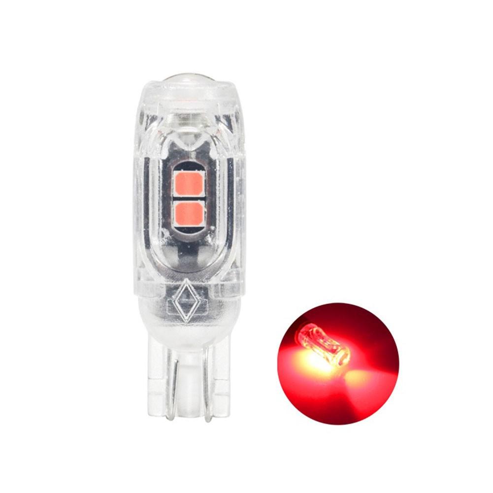 T10 LED žiarovka do auta Signálna lampa Denné svietenie 7 farebných možností