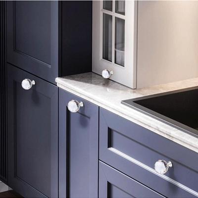 Light Luxury TV Cabinet with K9 Crystal Ball Handle
