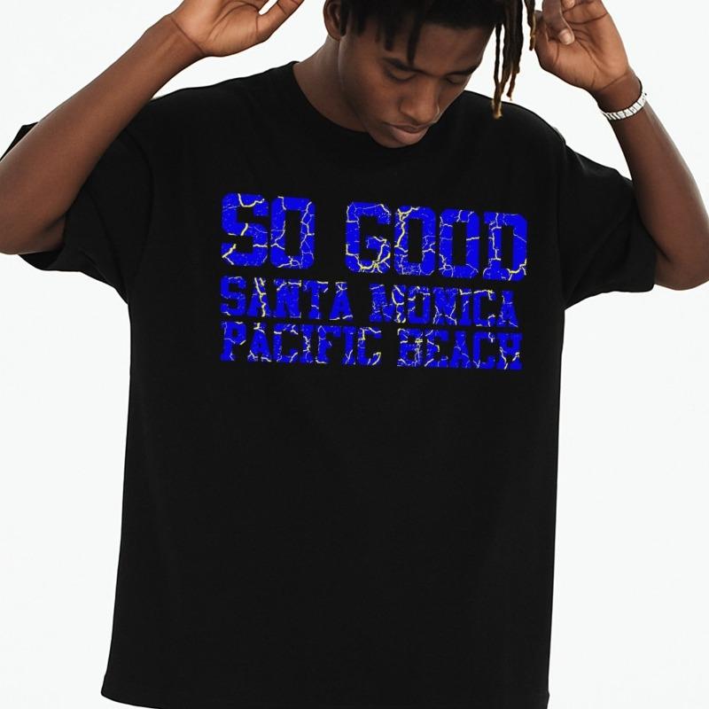 

European sizes So Good Tee Men s Round Neck T-shirt Black Elegantly Funny Summer Clothing Casual Attire, Suitable for the Office, Dates, and Going Out S чёрный