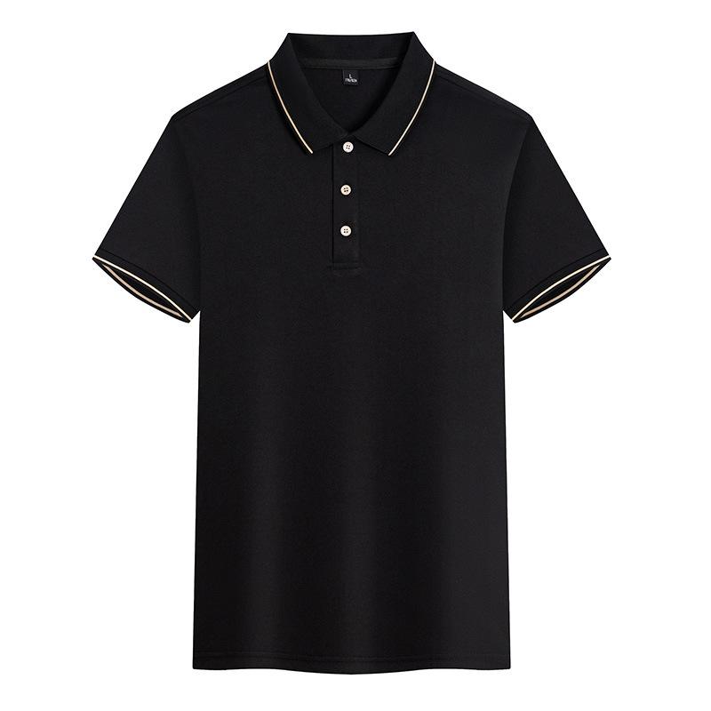 Short Sleeved Polo Shirt Men's Business T-shirt Couple Casual Men's Short Sleeved T-shirt