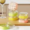Easy To Disassemble Silicone Ice Mould with Lid Dishwasher Safe 9 Cells Ice Cubes Tray for Cocktails Use kitchen Tool