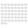 50pcs Metal Roller Pin Buckle 3.5x25x20mm Size Adjustable Pin Buckle  For Leather Crafts
