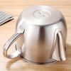 1000ML Stainless Steel Gravy Oil Soup Fat Separator Grease Oiler Filter Strainer Bowl Home Kitchen Cooking Tools