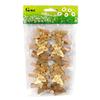 Wooden Decorative Butterfly Buckles - 12 Pieces, 4.5 cm, Easter, Spring