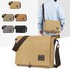 Nouveau Sac Bandoulière Mode Nouveau Sac Bandoulière Homme Toile Sac Messager Épaule Homme Décontracté Uni Multifonction Portable Sac Homme