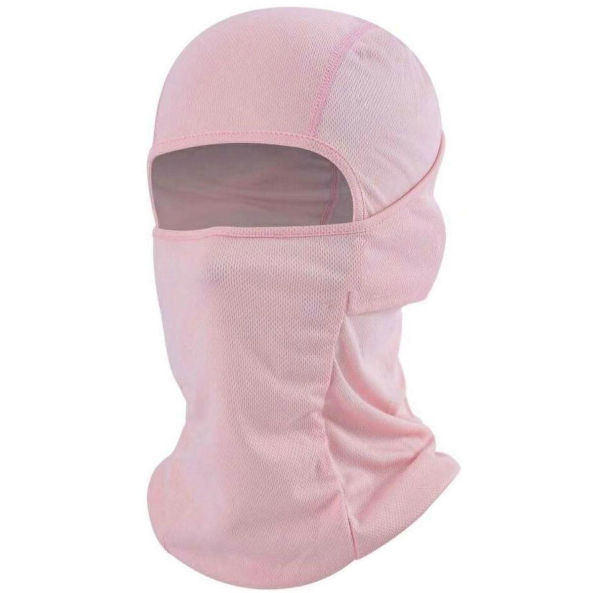 

Balaclava Ski Mask Full Face Cover For Men And Women Breathable Full Face Mask For Skiing Outdoor Sports 2028 рожевий