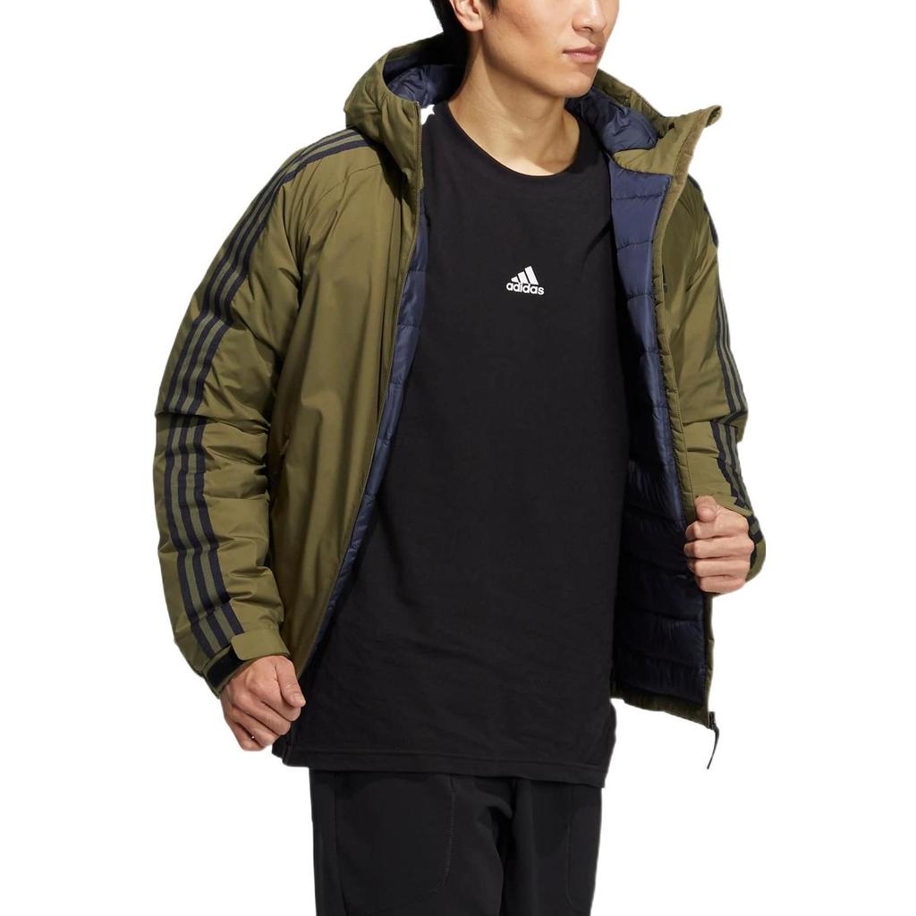 adidas 3 Stripes Down Jacket Men's Green HN2120