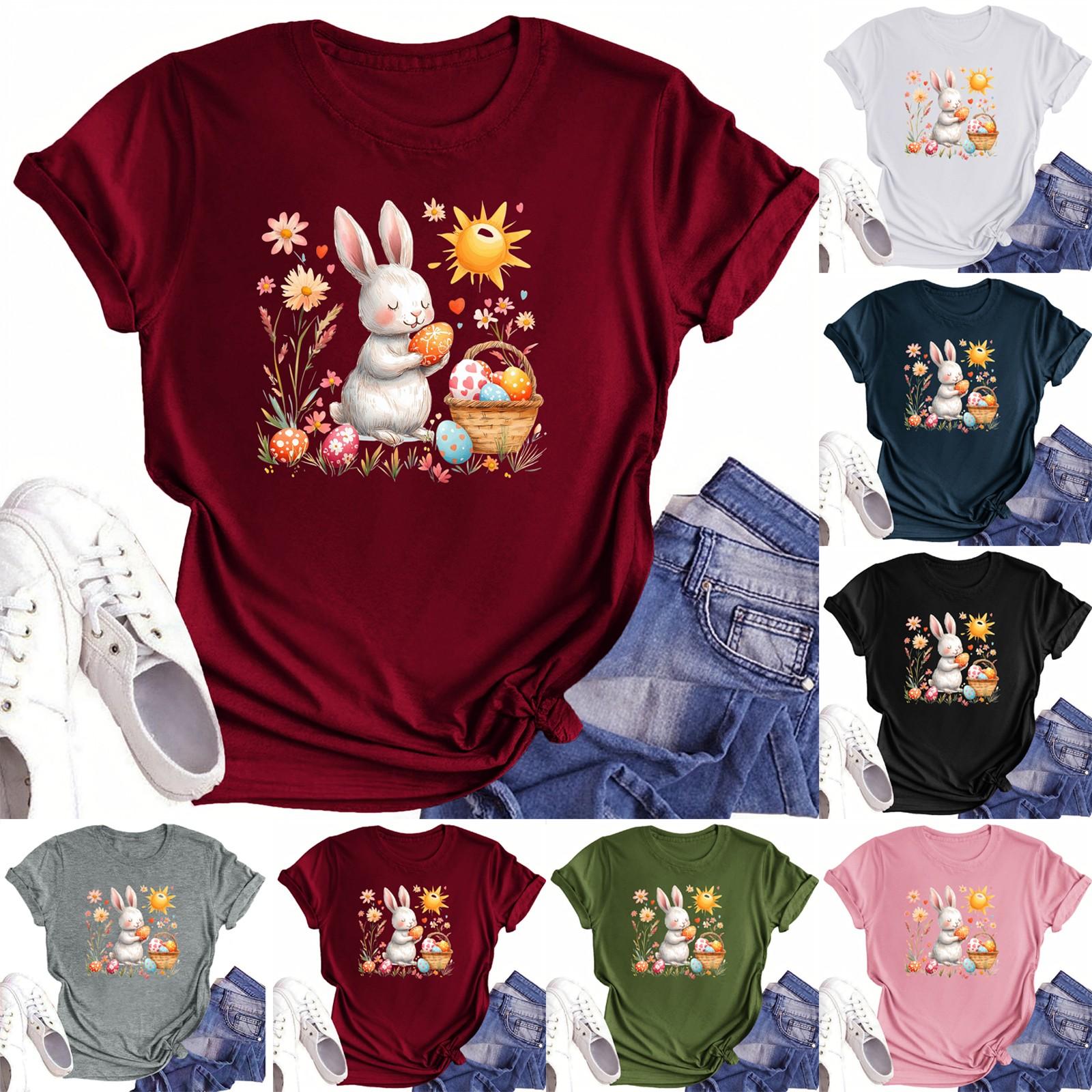 

Жіноча повсякденна футболка з круглим вирізом і короткими рукавами L Темно-синій