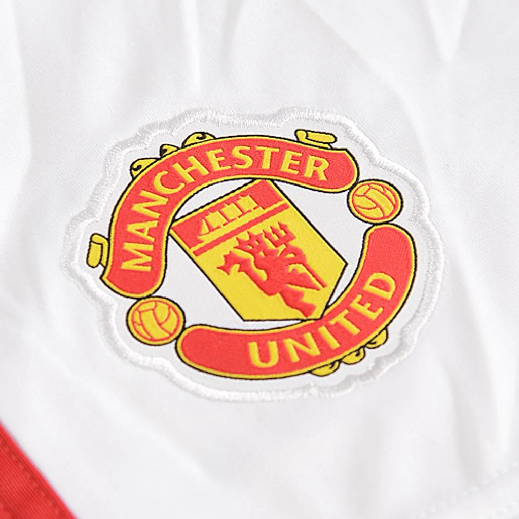 adidas Manchester United Shorts Teenagers White/True Red AC1422