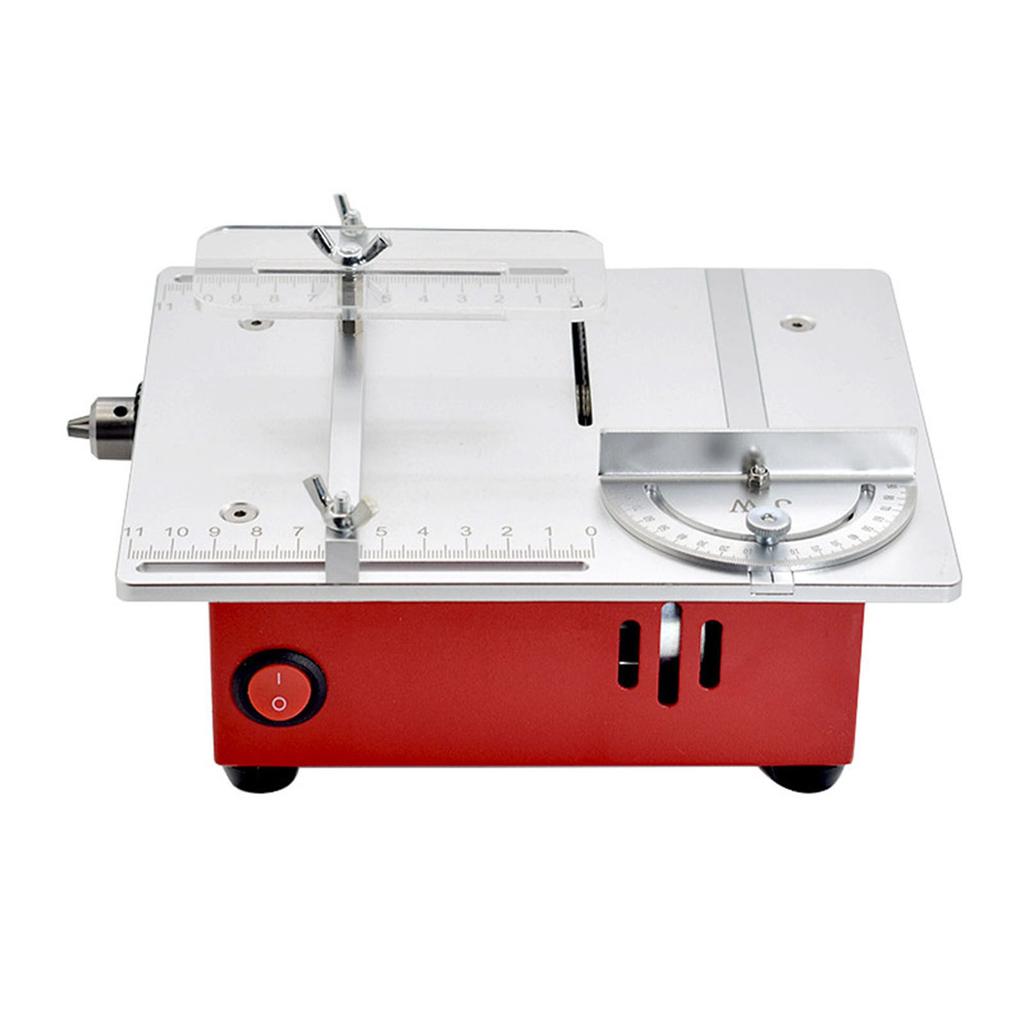 Table Saw 96W 7 Gears Speed Control Home Table Saw for  ature Wood Craft Cutting