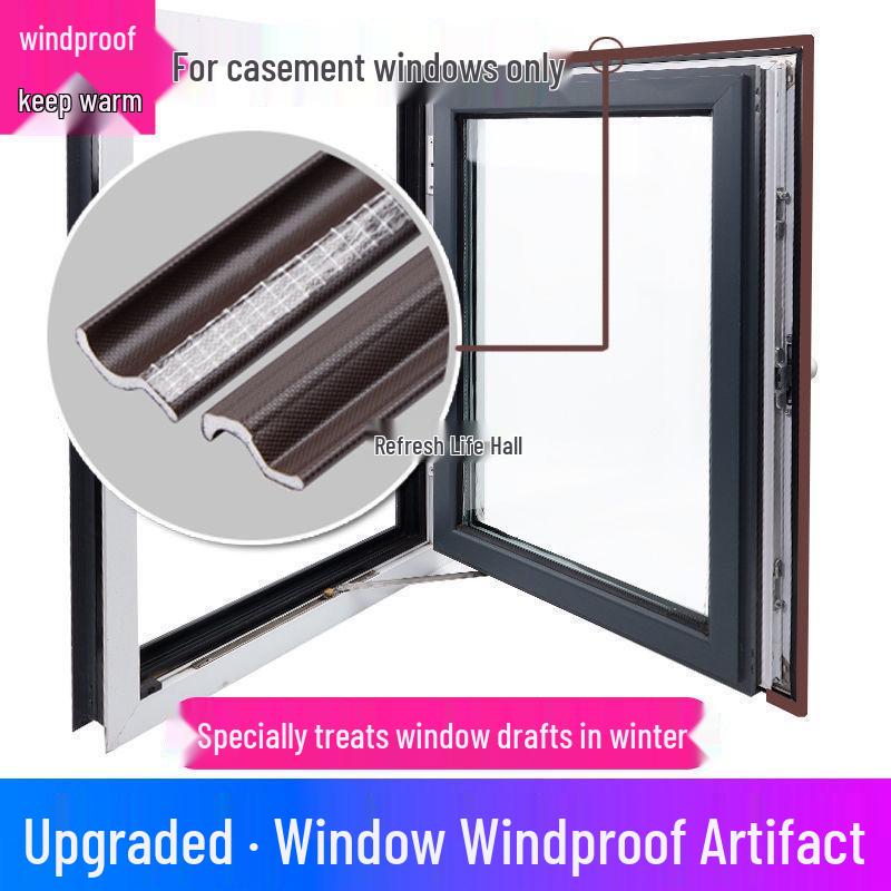 Self-Adhesive Soundproof Anti-Leak Door and Window Sealing Strip