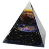 Black Tourmaline Crystal Pyramid Stone for Home Feng Shui Items for Luck Reiki Healing Chakra