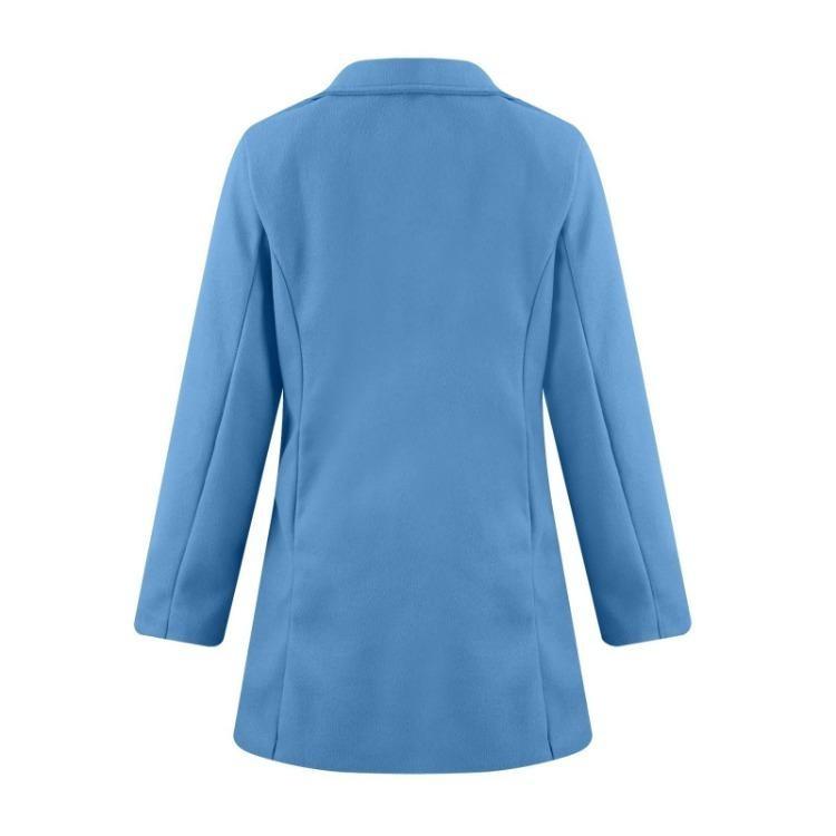 Cappotto in Lana da Donna Autunno Inverno Cardigan Giacca Monopetto