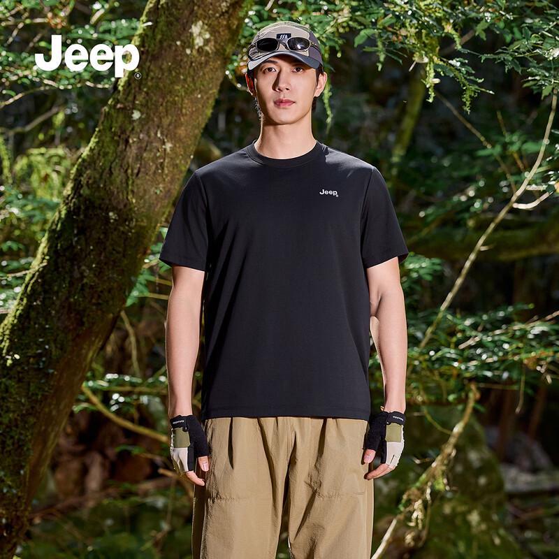 

JEEP Men s Breathable Short Sleeve Round Neck T-Shirt XL