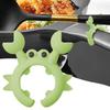 Silicone Crab Spoon Holder Heat-Resistant Pot Clip Spoon Utensil Rest Crab Shaped Kitchen Stove Top Spatula Holder