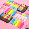 100/120 Sheets Colored PET Label Sticker Writable File Labels Repositionable Adhesive Page Marker for Planner Notebook