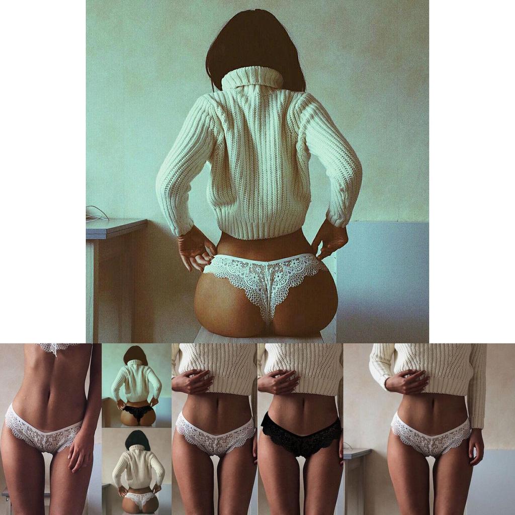 Premium Womens Girls Sexy Lace Underwear Briefs Panties G-string Lingerie Thongs For Timeless Elegance