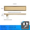 Bright Light 304 Stainless Steel Invisible Floor Drain - Odor-Resistant for Hotel Showers