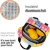 Colorful Cute Cat Printed Lunch Bags For Women Portable Cooler Tote Bag Large Reusable Insulated Lunch Box For Travel Work