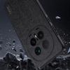 For Honor Magic8 Pro 5G Case Wood Texture PU Leather Coated PC TPU Phone Cover