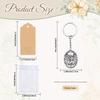 24Pcs Guardian Angel Keychain, Key Ring Baptism Pendant Keychain Gift Light Weight Alloy Decoration With Thank You Tag