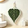 Soft Leaf Hand Towel Hanging Kitchen Handkerchief Portable Cleaning Towel  for Bathroom Kitchen