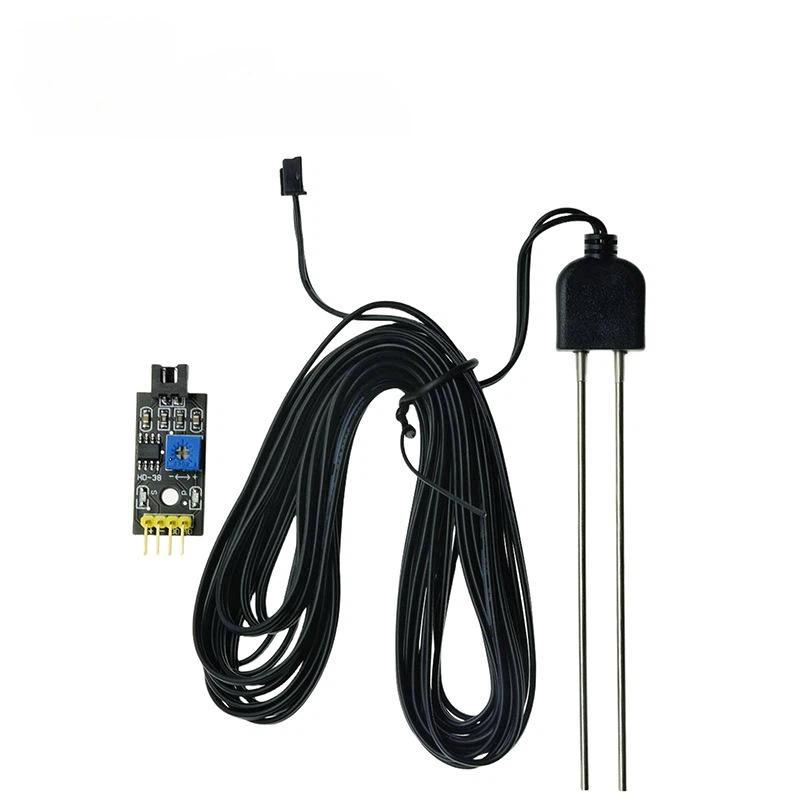 Kit de Sensor Capacitivo de Humedad del Suelo con Módulo de Relé para Jardinería DIY Detección de Humedad