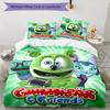 3pcs Gummy Bear1 Design Cover Set - HD Printed Bedding with 1 Cover and 2 Pillowcases - Perfect for Home and Dorm Decor