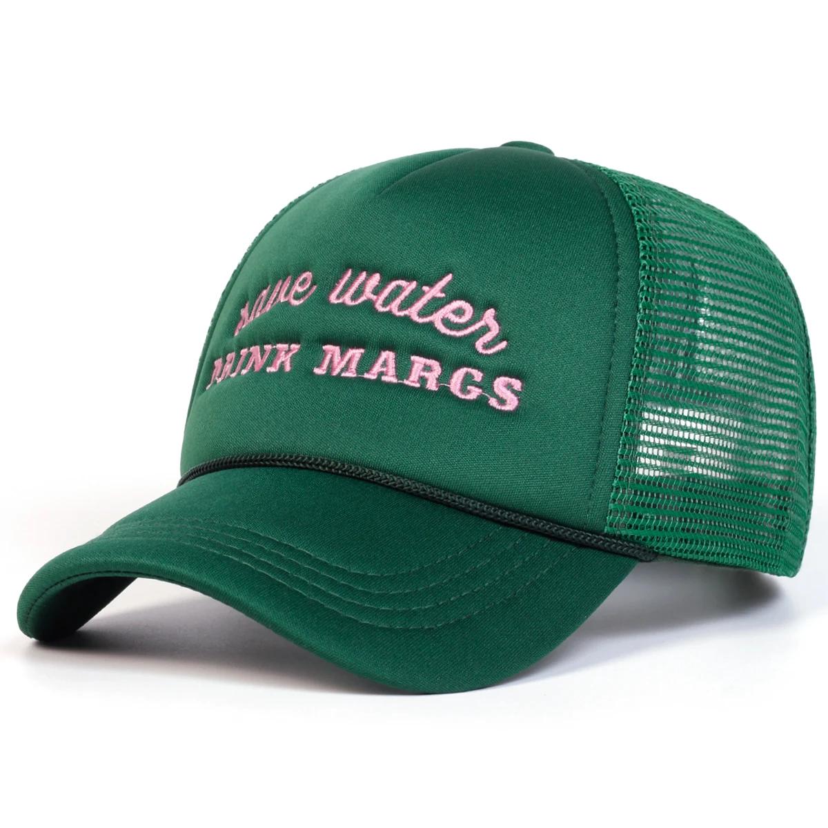 

Unisex Drink Margs Letter Embroidery Baseball Net Caps Spring Autumn Outdoor Adjustable Casual Hats Sunscreen Hat Sports Cap