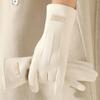 Soft Winter Cycling Gloves Thick Suede Gloves Gift Women Mittens  Girls