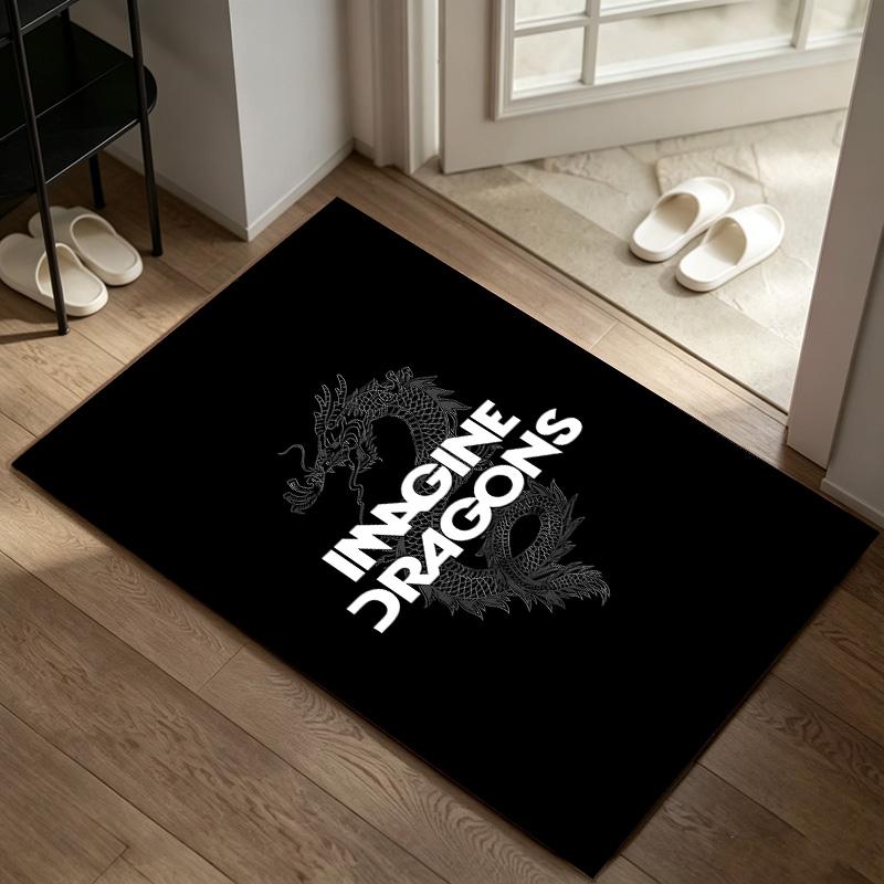 Imagine Dragons A Rug Suitable for Office Chair Areas Living Rooms and Computer Desks Perfect for Home Offices and an Ideal Holiday Gift