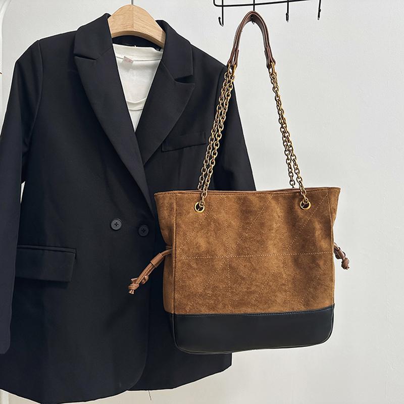 

Luxury Large Capacity Faux Suede Tote Bag Winter Designer Shoulder Bag Women s Underarm Bag Handbags and Purses KTB 29x8.5x28.5cm