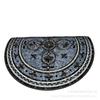WTEMPO Half Circle Carpet Entrance Mat Dustproof and Dirt Resistant Mat
