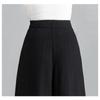 Women's High-Waisted Cotton-Linen Wide-Leg Pants, Drapey Loose Fit, 2026 Style